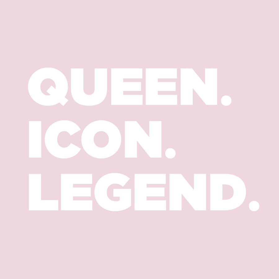 QUEEN. ICON. LEGEND. PINK! 4XL Only – everythingiconic